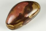 Polished Polychrome Jasper Palm Stone - Madagascar #196523-1